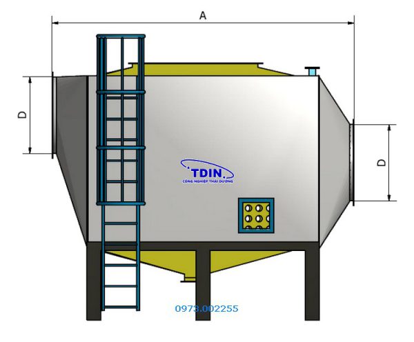 Tháp hấp phụ carbon
