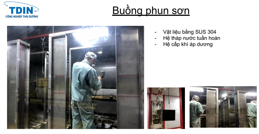 phòng phun sơn nước sơn tĩnh điện