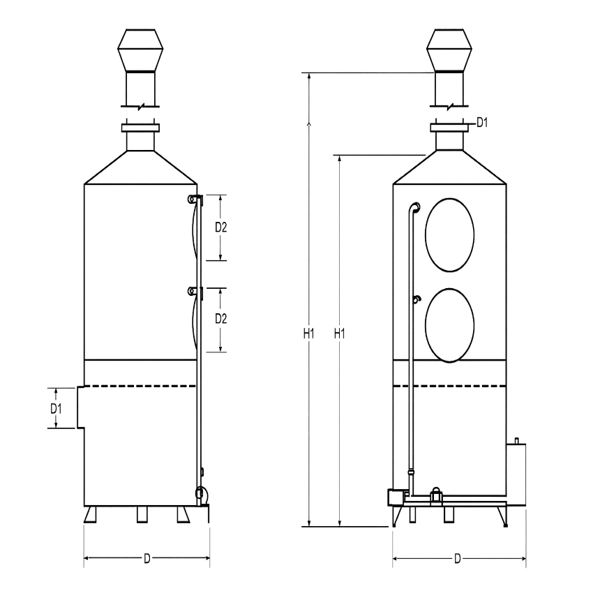 tháp hấp thụ xử lý khí thải- kích thước (Vuong-web-860)